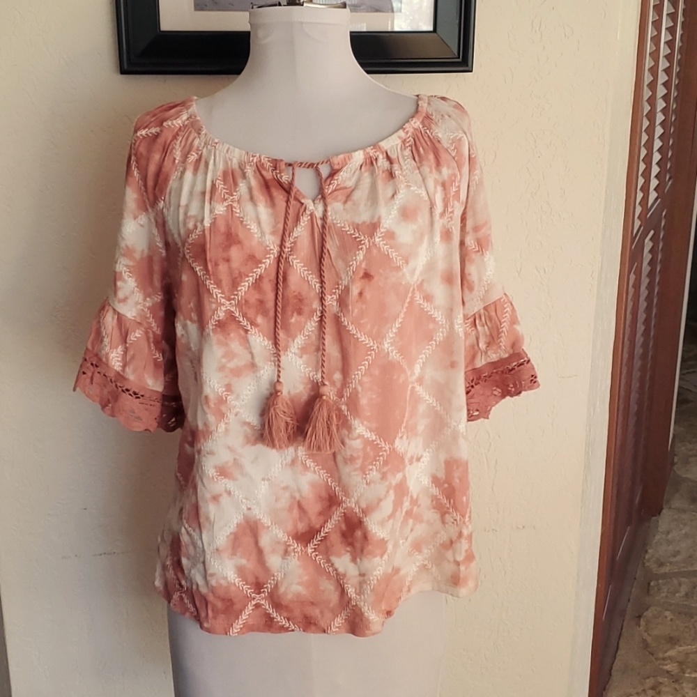 NWOT Boho Tassel Shirt
